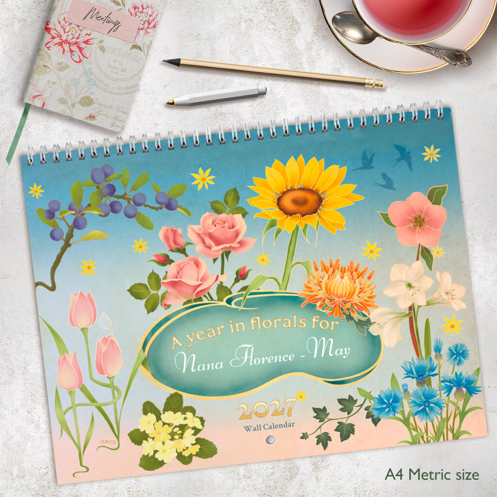 2027-cover-A4-calendar-on-marble-table-top-square